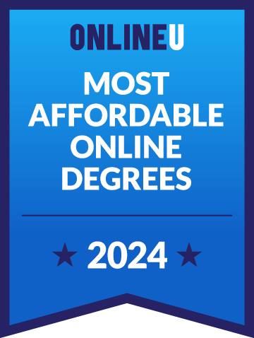 2024 Most Affordable Online Degrees Badge