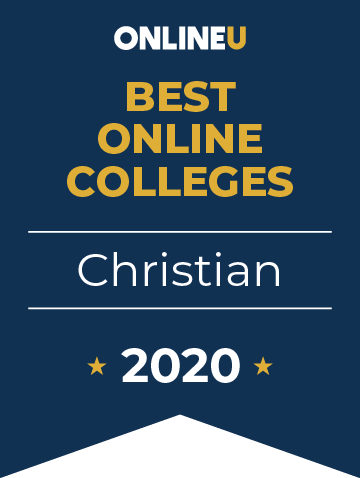 2020 Best Online Christian Colleges Badge