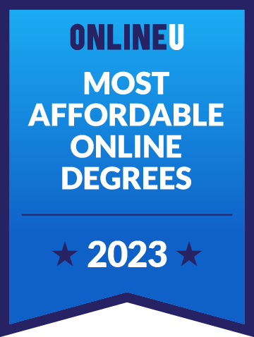 2023 Most Affordable Online Degrees Badge