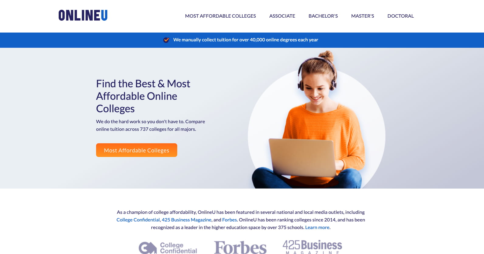 OnlineU.org screenshot
