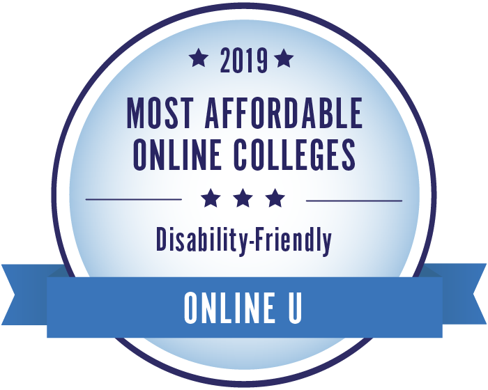 2019 Most Affordable Online Colleges for Students with Learning Disabilities Badge