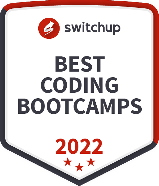 Badge for Best coding bootcamp in 2021 by SwitchUp