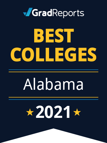 2021 Best Colleges in Alabama Badge