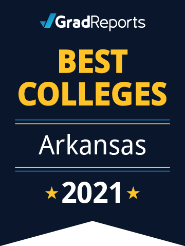 2021 Best Colleges in Arkansas Badge