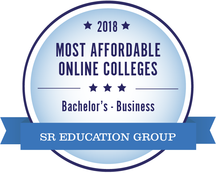 Business-Most Affordable Online Colleges-2018-Badge