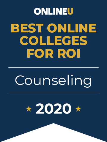 2020 Best Online Colleges Offering Bachelor's in Counseling Badge