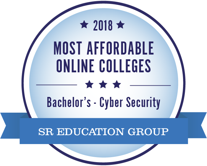 Cyber Security-Most Affordable Online Colleges-2018-Badge