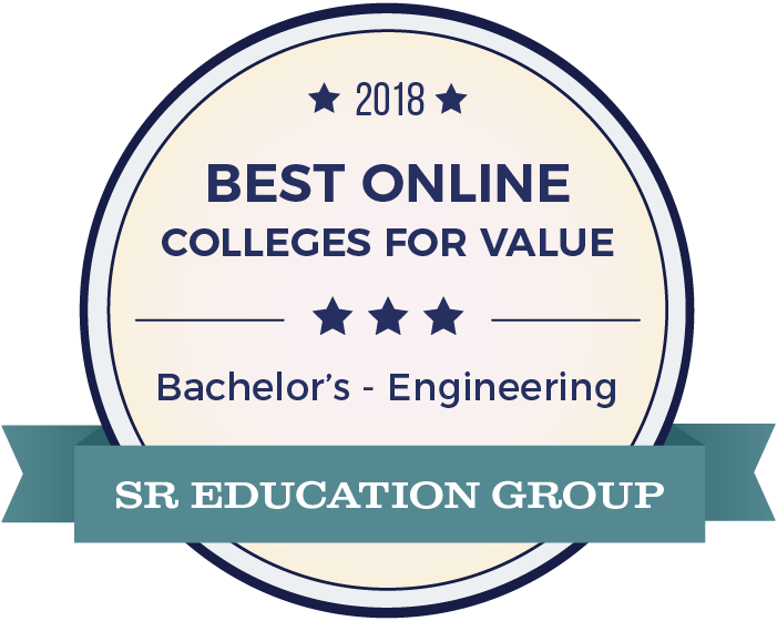 Engineering-Top Online Colleges-2018-Badge