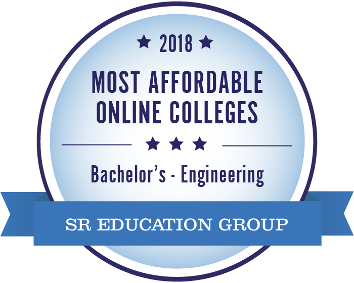 Engineering-Most Affordable Online Colleges-2018-Badge