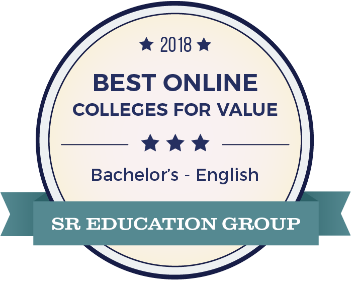 English-Top Online Colleges-2018-Badge