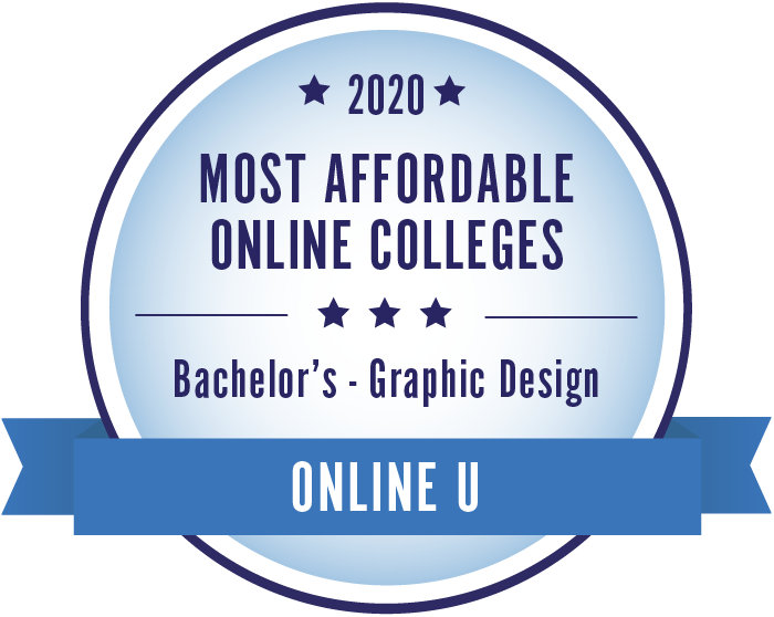 2020 Most Affordable Graphic Design Bachelors Degrees Badge