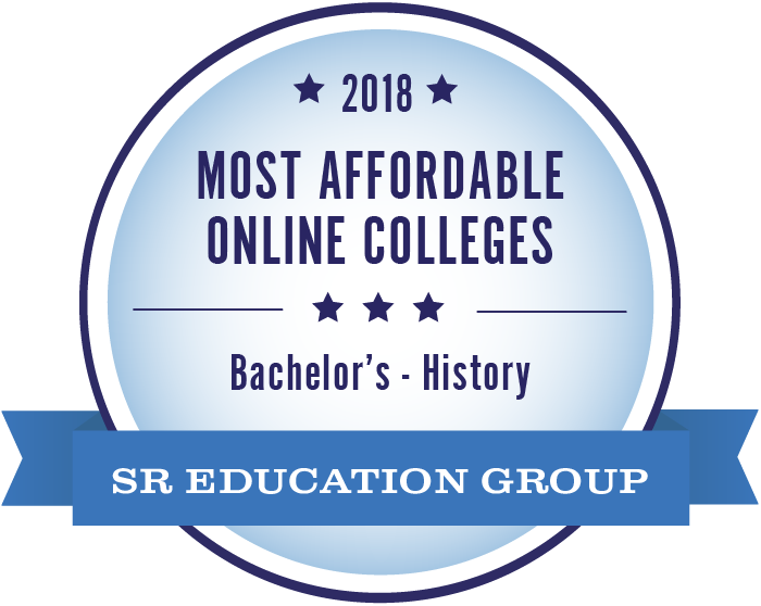 History-Most Affordable Online Colleges-2018-Badge