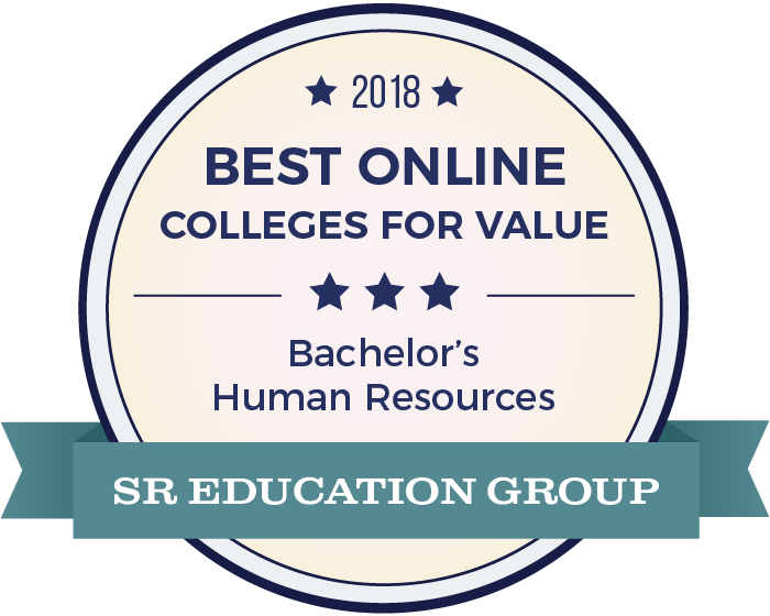 Human Resources-Top Online Colleges-2018-Badge