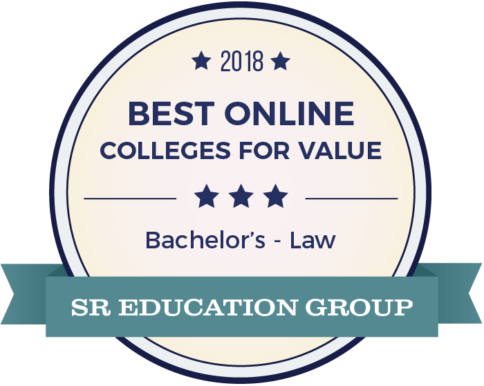 Law-Top Online Colleges-2018-Badge