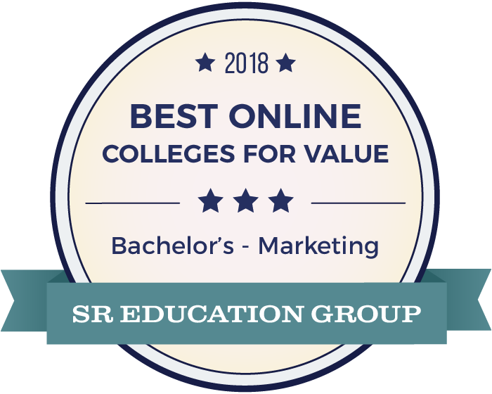 Marketing-Top Online Colleges-2018-Badge