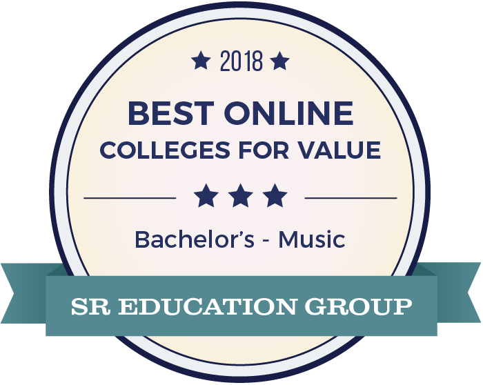 Music-Top Online Colleges-2018-Badge