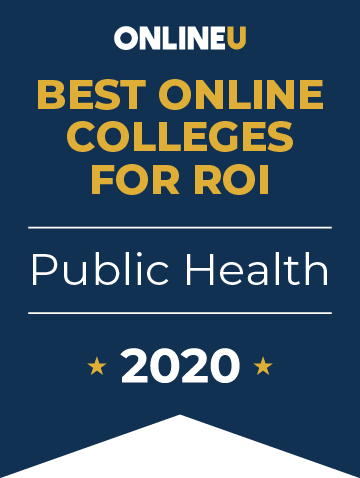 2020 Best Online Colleges Offering Bachelor's in Public Health Badge