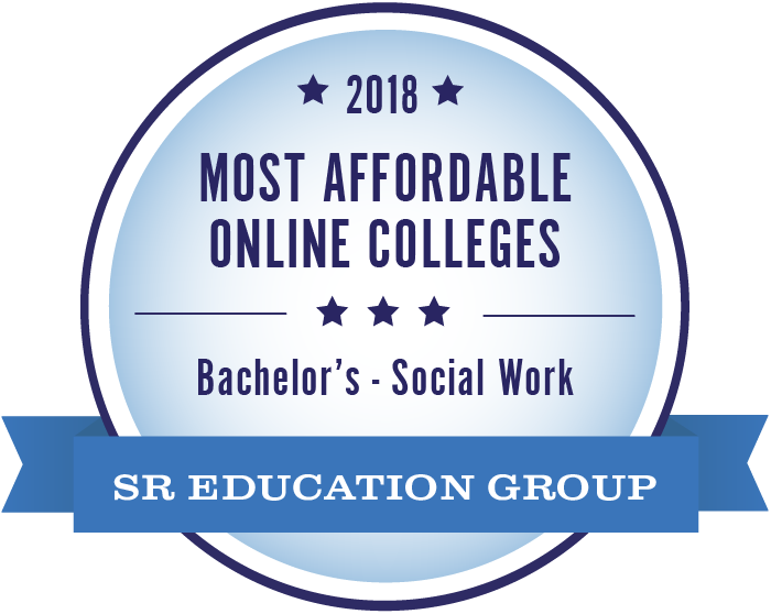Social Work-Most Affordable Online Colleges-2018-Badge