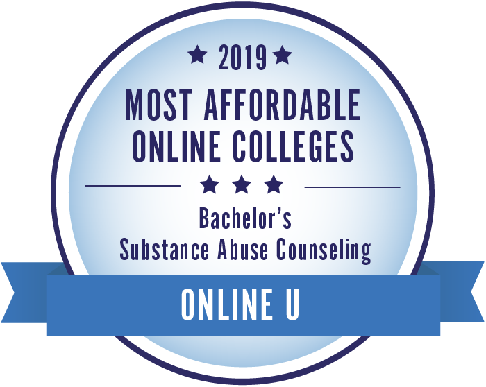 Substance Abuse Counseling-Top Online Colleges-2019-Badge
