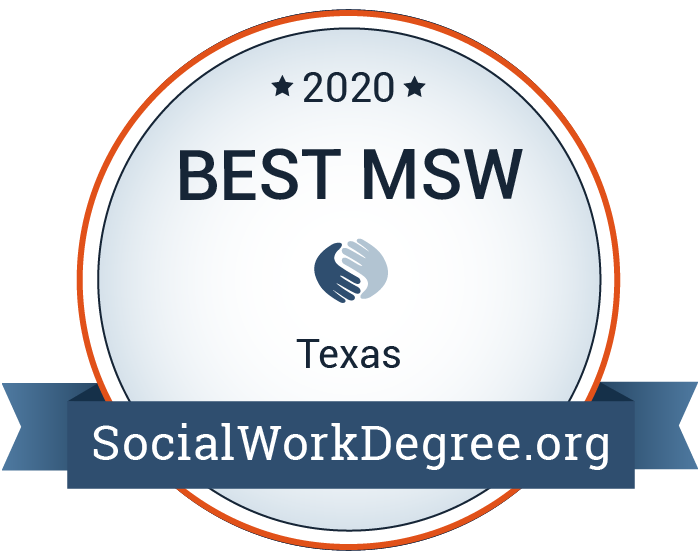 2020 Best MSW Programs in Texas Badge