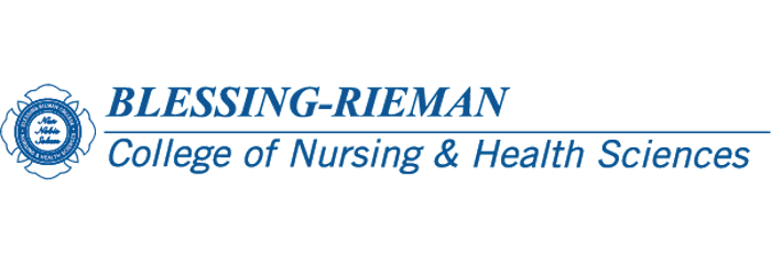 Blessing Rieman College of Nursing logo