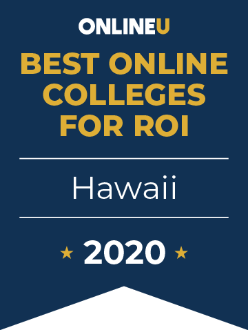 2020 Best Online Colleges in Hawaii Badge