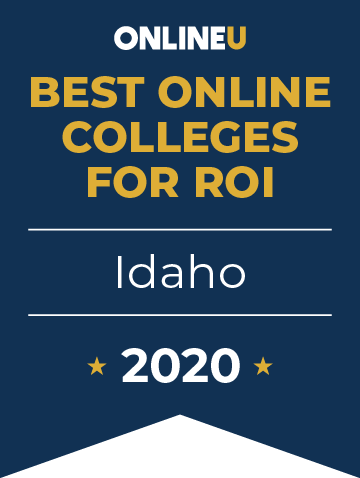 2020 Best Online Colleges in Idaho Badge
