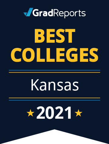 2021 Best Colleges in Kansas Badge