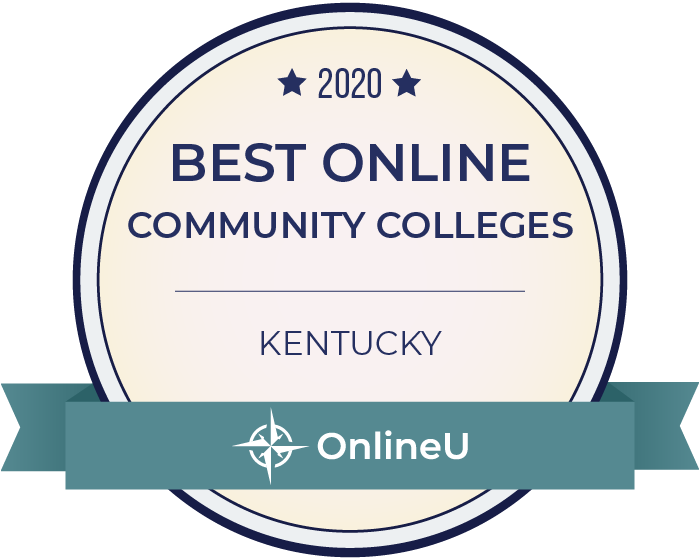 2020 Best Online Community Colleges in Kentucky Badge