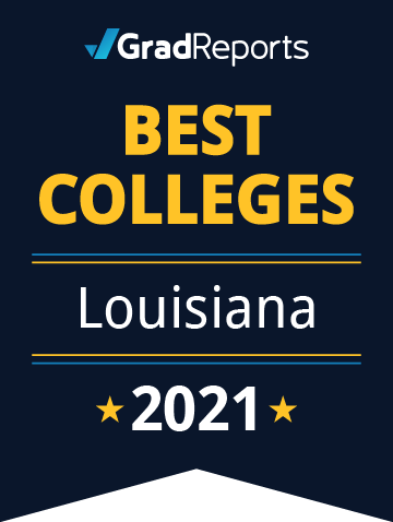 2021 Best Colleges in Louisiana Badge