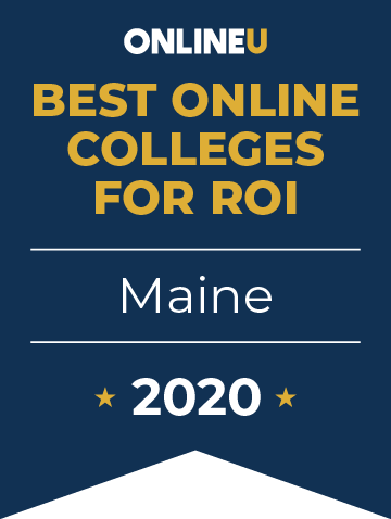 2020 Best Online Colleges in Maine Badge
