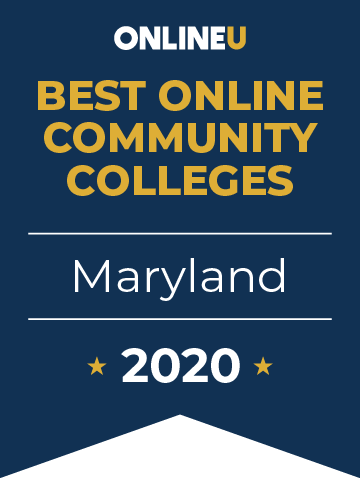 2020 Best Online Community Colleges in Maryland Badge
