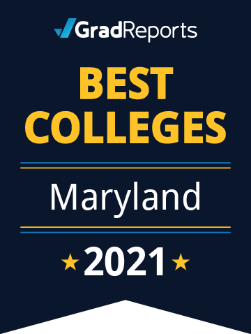 2021 Best Colleges in Maryland Badge