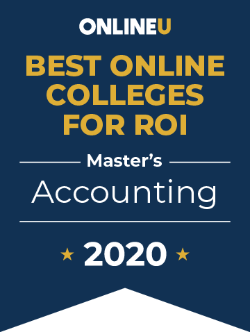2020 Best Online Master's in Accounting Badge