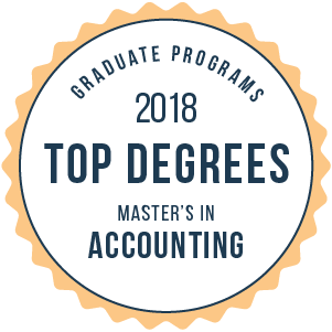 2018 Best Schools for a Master's in Accounting