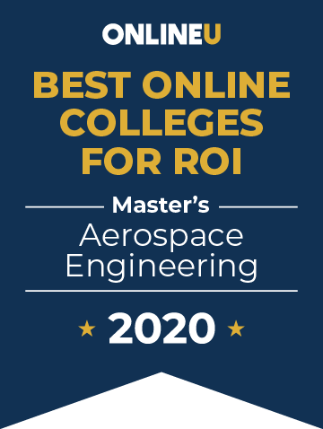 2020 Best Online Master's in Aerospace Engineering Badge