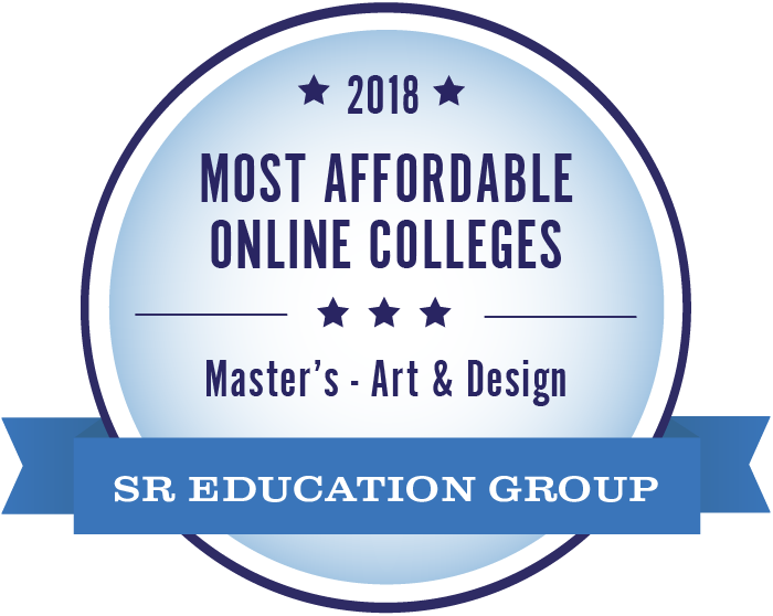 Art & Design-Most Affordable Online Colleges-2018-Badge