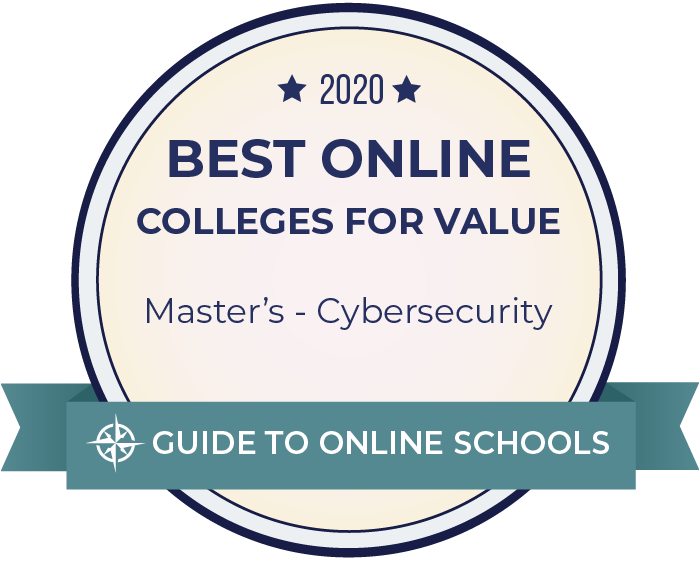 2020 Best Online Master's in Cybersecurity Badge