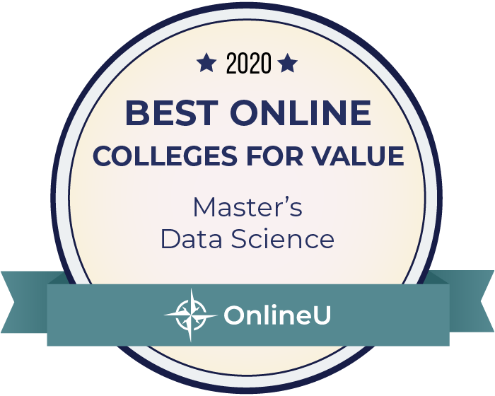2020 Best Online Master's in Data Science Badge