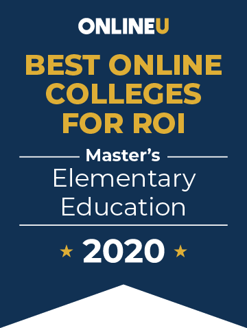 2020 Best Online Master's in Elementary Education Badge