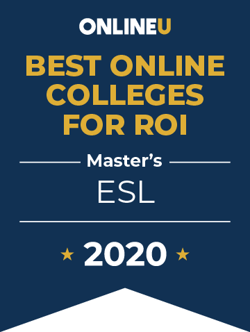 2020 Best Online Master's in ESL Badge