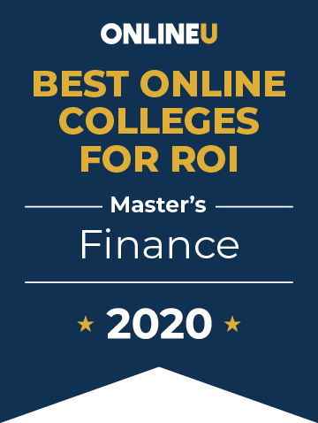 2020 Best Online Master's in Finance Badge