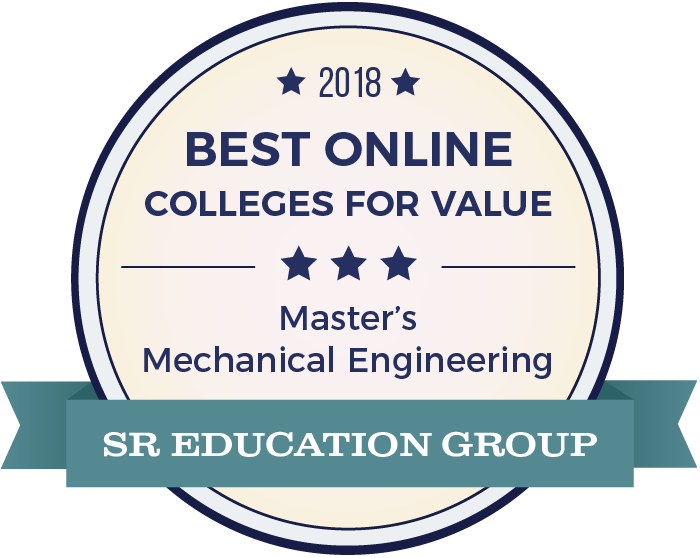 Mechanical Engineering-Top Online Colleges-2018-Badge