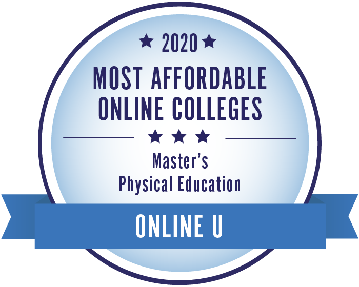 2020 Most Affordable Physical Education Masters Degrees Badge