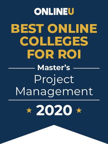 2020 Best Online Master's in Project Management Badge