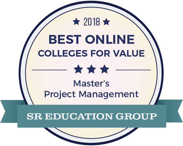 Project Management-Top Online Colleges-2018-Badge
