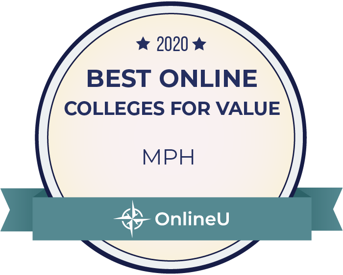 2020 Best Online Master's in Public Health Badge