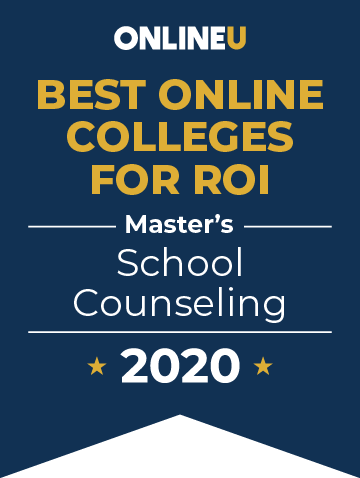 2020 Best Online Master's in School Counseling Badge