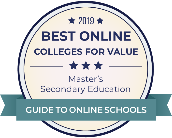 Secondary Education-Top Online Colleges-2019-Badge