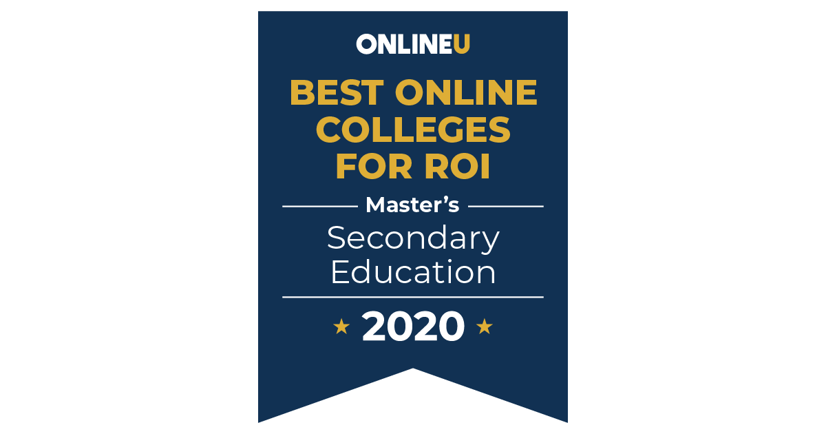 Best Online Master's in Secondary Education Degrees - 2020 - OnlineU